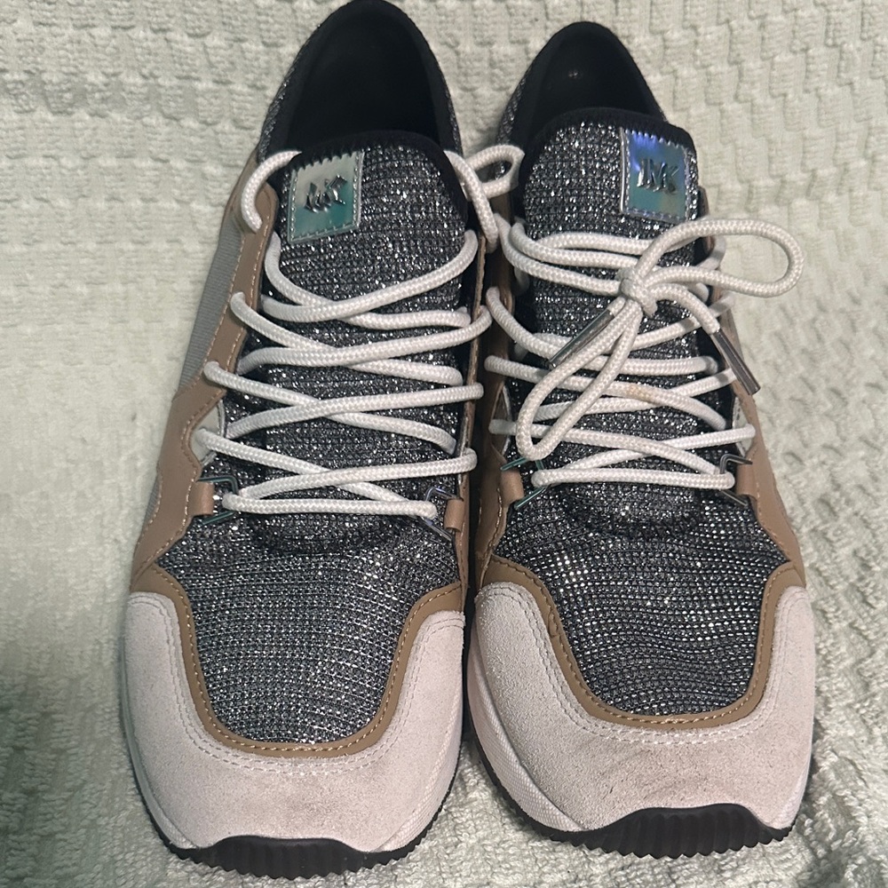 Michael Kors Black and Tan Sneakers